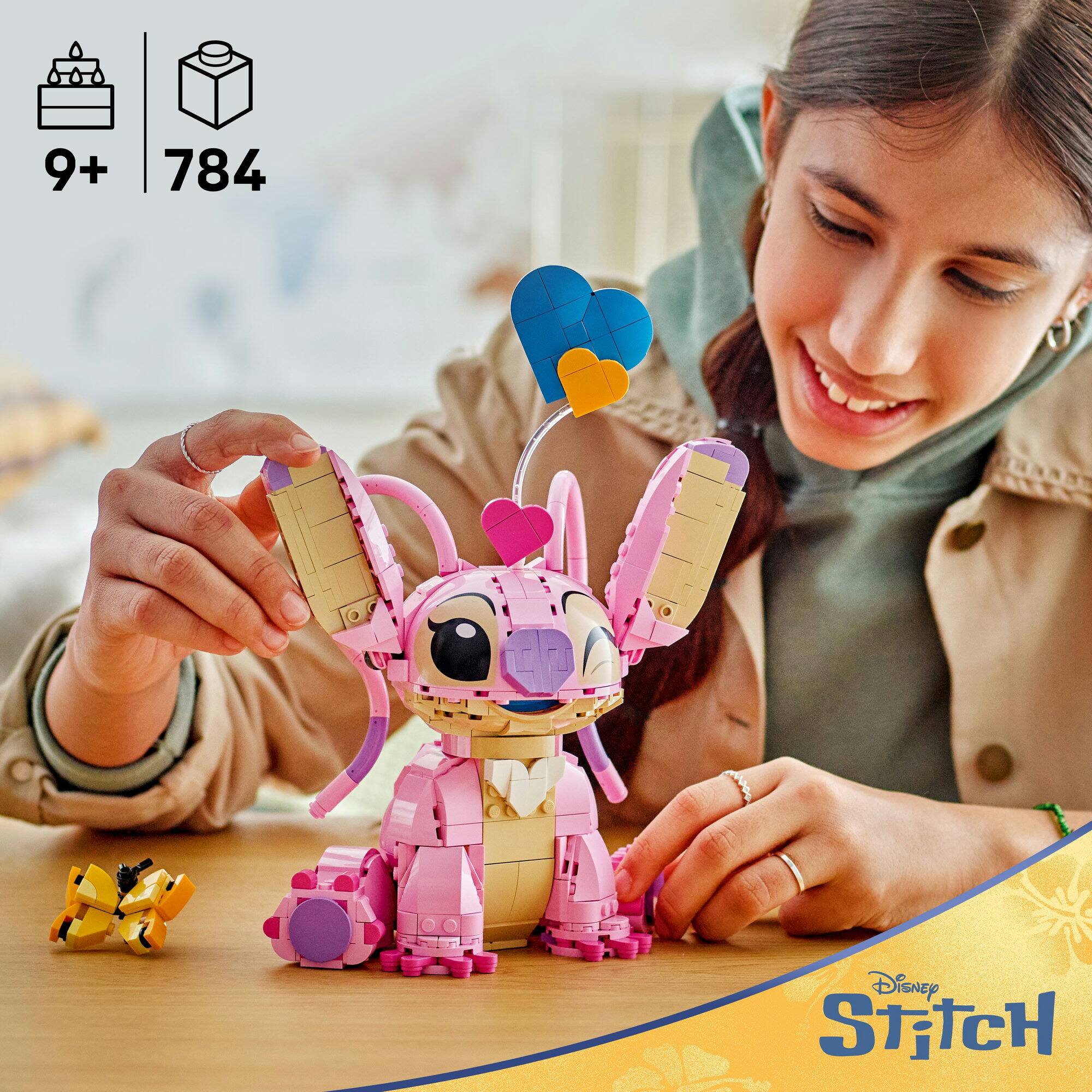 LEGO® Disney Angel Lilo & Stitch Building Toy for Girls, Boys and Kids 43257